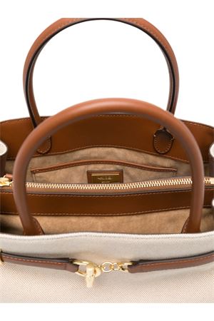 Blke Lg Schl-Satchel-Large-Crss Dye Cnvs/Nt Sm LAUREN RALPH LAUREN | Tracolla | 431P04296005